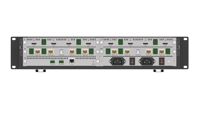 Модульный бесшовный 4K матричный коммутатор с функцией видеостены Infobit iMatrix M1616 